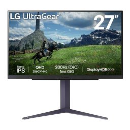 Monitor LG Gaming LED 27inch QHD 180Hz Negru