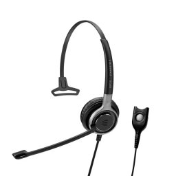 Casca Mono Office / Call Center EPOS Sennheiser Impact SC 638 (1000580) Easy Disconnect cu Microfon Negru/Argintiu