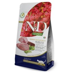 Hrana Pentru Pisici Farmina N&D Quinoa Weight Management Uscata Cu Miel Si Brocoli Adult 5kg