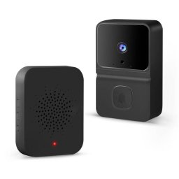 Set Sonerie Video Delight Smart Wi-Fi Baterie HD Negru