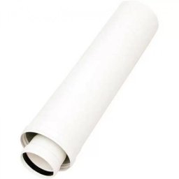 Prelungire Coaxiala Ariston 80/125 500MM pentru Centrale Termice in Condensare Alb