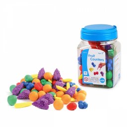 Joc Educativ Edx Education Sortat si numarat 48 fructe colorate +3 ani