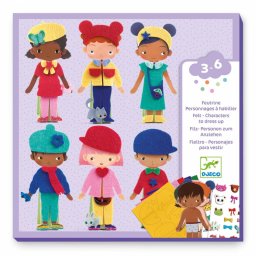 Joc Educativ Djeco Imbraca si accesorizeaza personaje
