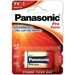 BATERIE 9V BLISTER 1 PRO POWER Panasonic PANASONIC