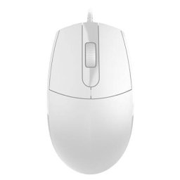 Mouse Optic Omega Mysz 3D Basic cu Fir 1000dpi Alb