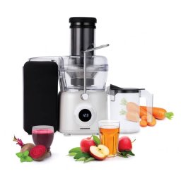 Storcator de Fructe si Legume Heinner HSF-K1000DCWP Capacitate 1L Tub Larg Viteza Variabila 1000W Alb/Negru
