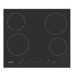 Plita Incorporabila Samus PSVE-64BMG4 Vitroceramica 4 Arzatoare Touch Control Negru