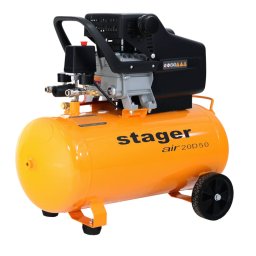 Air 20D50 compresor aer 50L 8bar 200L/min monofazat angrenare Stager directa