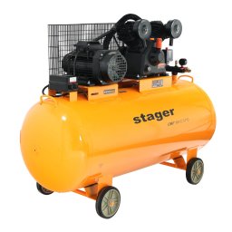 Air 60C370 compresor aer 370L 10bar 600L/min trifazat angrenare Stager curea