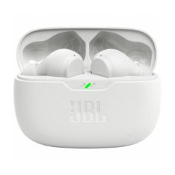 Casti Telefon JBL Handsfree Bluetooth Wave Beam TWS Alb