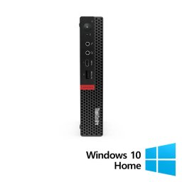 Mini PC Lenovo Refurbished ThinkCentre M920q Intel Core i5-9400T 16GB 256GB SSD Windows 10 Home Black