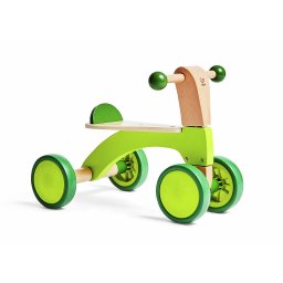 Bicicleta fara Pedale HAPE Scoot-Around TG-E0101A din Lemn cu 4 Roti Varsta 12 Luni+ Verde