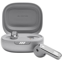 Casti Bluetooth JBL Live Flex TWS ANC Argintiu
