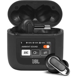 Casti Bluetooth JBL Tour Pro 2 TWS True Adaptive Noise Cancelling Negru
