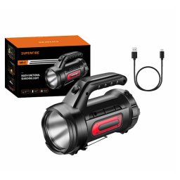 Lanterna Superfire M9-E 900lm USB SST-40-N4 IP31 Negru