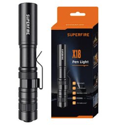 Lanterna Superfire X18 IP44 5W 55lm Negru