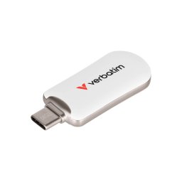 USB Flash Drive Verbatim Plectra 256GB USB-C 3.2 Gen 1 Alb