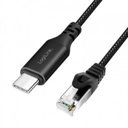 Cablu Logilink USB 3.2 Type C RJ45 1.5m Negru
