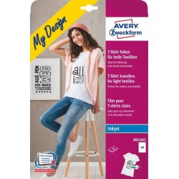 Eticheta Avery Zweckform A4 x10 buc Transparent