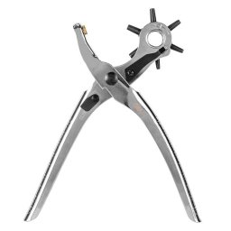 Perforator pentru Gauri Deli Tools EDL1919C 6 Diametre Diferite Argintiu