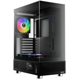 Carcasa PC Gamdias Atlas E1 Mid Tower ATX/Micro-ATX/Mini-ITX fara Sursa Negru