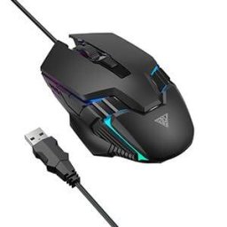 Mouse Gaming cu Fir Gamdias Aura GS4 Iluminare RGB 3600DPI Negru