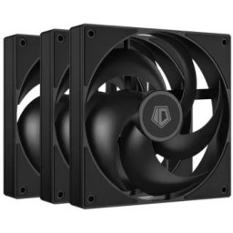 Set 3 Ventilatoare ID-Cooling AS-120 K 120MM Negru