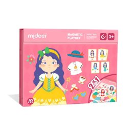 Joc Interactiv Mideer MD3233 Asociere Imbracaminte 2 in 1 Puzzle Magnetic si Boardgame Varsta 3 Ani+ Multicolor