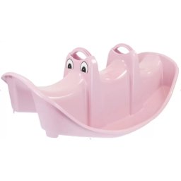 Balansoar Copii Mochtoys MO12803 Cu Trei Locuri Roz