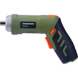 Surubelnita Electrica Heinner SSA111 pe Acumulator 4V 250 RPM 3Nm Cablu USB 9 Biti 25MM Prelungitor Bit Suport BitiÂ Verde/NegruÂ