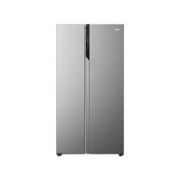 Frigider Side By Side Haier HSR5918DNMP Clasa D No Frost Argintiu