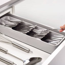 Suport Tacamuri Family 5 Compartimente Plastic 40 x 11 x 5.5cm Gri
