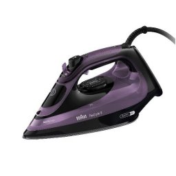 Fier De Calcat Braun Seria 9 SI9661VI 3100W Jet De Abur 250G/Min Abur Variabil 0-60 G/Min Talpa EloxalPlus Sistem ActiClean Rezervor 330Ml Violet