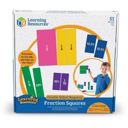 Joc Educativ Learning Resources LER1617 Set Magnetic cu Fractii 51 Piese Varsta 6 Ani+ Multicolor