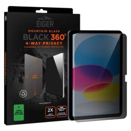 Folie Sticla Eiger Mountain Glass Privacy iPad 10.9 inch 10th Generation Negru