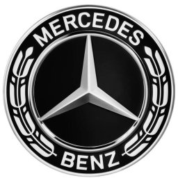 Capacel Mijloc Janta Mercedes-Benz Aliaj Argintiu/Negru