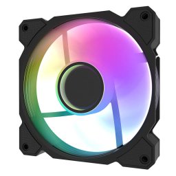 Ventilator Carcasa darkFlash DR08 3IN1 A-RGB 1600RPM 30dBA 59.1CFM Negru