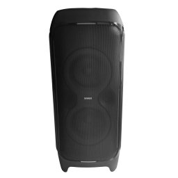 Boxa Portabila Samus Prime Sound 590 Afisaj Electronic LED Radio FM Microfon cu Fir + Telecomanda Bluetooth 5.0 Putere RMS 450W / de Iesire 590W Negru