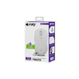 Mouse Fury Tanto T4 Wireless 12000DPI Bluetooth Optic Alb