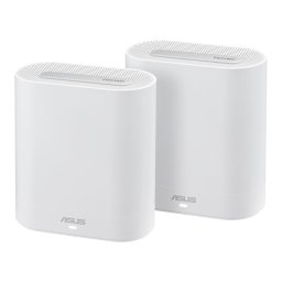 Sistem Mesh Wi-Fi ASUS Expert EBM68(W2PK) AX7800 Tri-Band WiFi 6 2 Bucati Alb