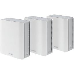 Sistem Mesh ASUS ZenWiFi BT10(3PK) BE18000 Tri Band Wi-FI7 18 Gbps Porturi Dual 10G 4G & 5G Mobile Tethering Alb