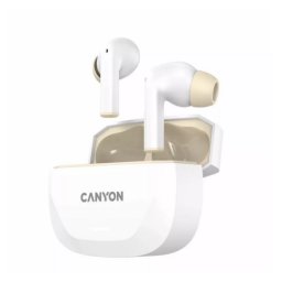 Casti Canyon CNS-TWS7WB HEXAGON 7 TWS ANC+ENC Wireless Charge White Beige