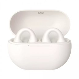 Casti Baseus True Wireless Bass 15 Open-Ear Clip Bluetooth 5.4 Autonomie 30 Ore Alb