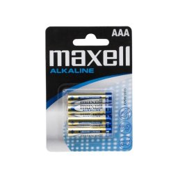 Set 4 Baterii Alcaline Maxell 18721 Tip AAA LR03 1.5V