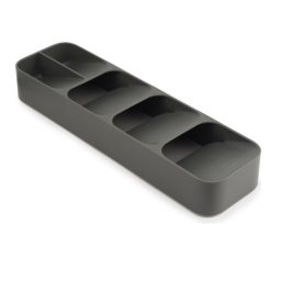 Organizator Tacamuri Deco Bella 39 x 11 x 5cm Gri Inchis