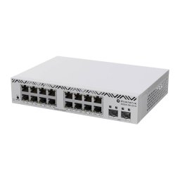 Switch MikroTik CSS318-16G-2S+IN 18pÂ Managed Gigabit/10G Alb