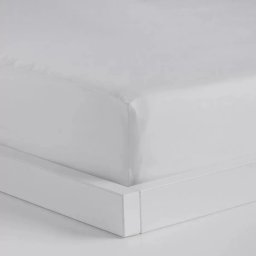Cearceaf Pat cu Elastic home&you MICRO DUO BIA 160x200CM Microfibra Alb