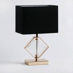 Lampa home&you Diano 1x E27 Negru/Auriu