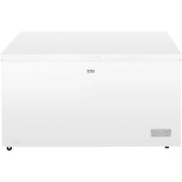 Lada Frigorifica Beko CF380EIWN 371L Panou Control cu LED-uri Cos Metalic Clasa E Alb