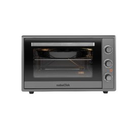 Cuptor Electric NobeLTek Kitchen 60L 2000W Grill Timer Termostat Sticla Dubla Ventilator Iluminare Gri